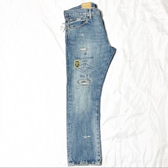 POLO RALPH LAUREN VARICK SLIM STRAIGHT JEANS - Picture 6 of 9